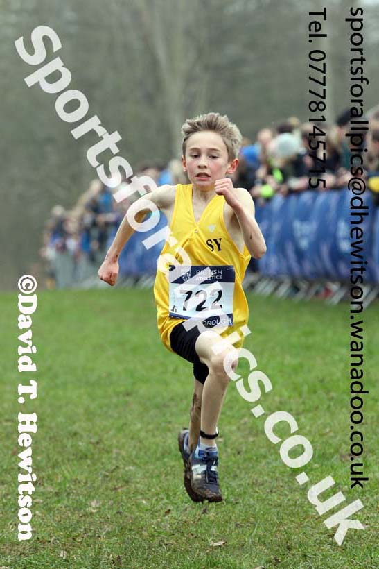 Boys under-13s Inter Counties Cross Country, Prestwold Hall, Loughborough. Photo: David T. Hewitson/Sports for All Pics